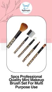 Mylilangelz 5Pcs Mini Makeup Brush Set Kit Professional Cosmetics Brushes Tool