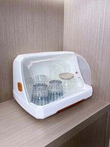 Dustproof And Drainage Cup Storage Rack