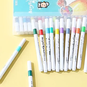 80/60/48 Acrylic Marker Pen Colour Painting Marker Acrylic Art Marker Permanent Color Marker 丙烯马克笔