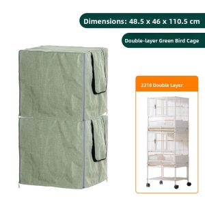 Thickened Matching Cover for Parrot Cage Windproof Waterproof Warmth Preservation Large Size Birdcage Clothes Pet Supplies