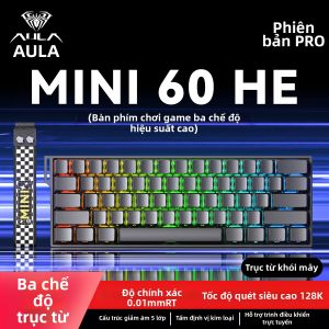 AULA | Bàn Phím Cơ Gaming Spider MINI60 Không Dây Độ Trễ Thấp