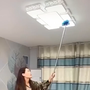 17KM Ceiling Mop Long Handle Mop Floor Cleaning Original Wall Mop Cleaner Rotating Triangle Mop Window