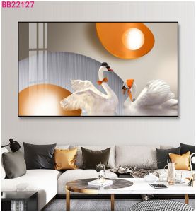 Entrance Restaurant Background Wall Decorative Painting Modern Minimalist Slightly Luxury Mural Scandinavian Style Abstract Dining Table Horizontal Board