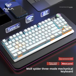 AULA | Wireless Tri-Mode Bluetooth Mechanical Keyboard 87 Keys