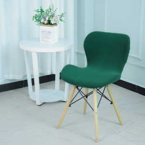 Square Arch-shaped Elastic Maize Plush Chair & Table Cover