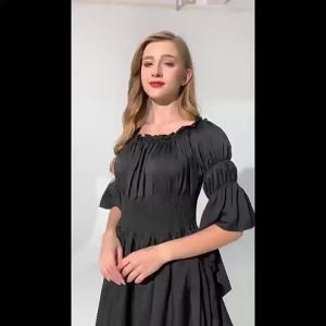 Plus saiz Vintage Victorian zaman pertengahan pakaian Renaissance Gothic Lolita pakaian wanita Cosplay Halloween kostum Prom puteri gaun