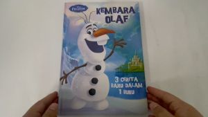 Frozen Buku Cerita Disney Kembara Olaf 3 Kisah dalam 1 untuk Kanak Kanak Padded Hardcover 64 Mukasurat