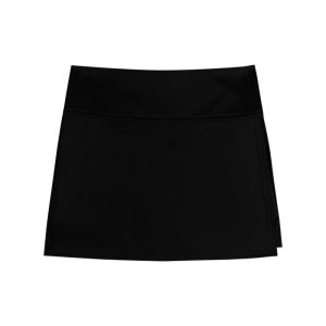 Váy Thể Thao Cạp Cao Màu Xám Cho Nữ Mùa Hè Cỡ Lớn Quần Short Yoga Váy Ngắn Chữ a Bó Sát Váy Ngắn Hở Bên Hông