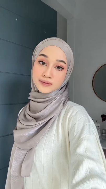 HIJAB PASHMINA SANTORINI SILK PASHMINA VELVET SILK PASHMINA