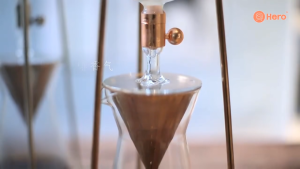 Tháp Pha Cà Phê Coldbrew Dingyuan Mini Ice Drip 400ml zeroHero chính hãng kèm giấy lọc decor quán cà phê cao cấp