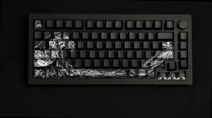 Fantasy High Quality 129 Keys Ukiyo E Blue Keycap Set Premium PBT Cherry Profile Dye Sublimation Japanese Ocean Wave Design Mechanical Keyboard Keycaps