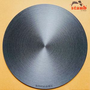 Staub Enameled Cast Iron Pot Lid Holder Stand Gas Stove Rack Pot Pad Heat Conduction Tray ชั้นวางฝากระทะ ชั้นวางกระทะ ชั้นวางฝากระทะ