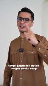 Baihaqi Kemeja Koko Seqaa Lengan Panjang BKK39