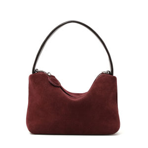 High-end leather lunch box bag 2025 new style versatile handbag retro handbag cross-body bag for women