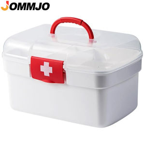 1PCS Extra Large Capacity Medicine Storage Box with Handles First Aid Storage Box Medicine Container with Removable Tray