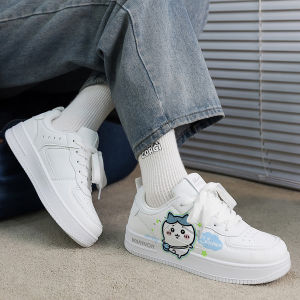 Chiikawa Collaborative Thick-Heeled Wear-Resistant Casual Shoes Spring Autumn New Style White Sneakers for Couples