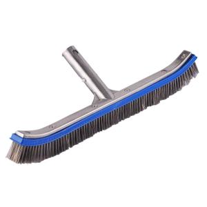 18inch Swimming Pool Steel Brush Bottom Walls Cleaning Supplies for Pond Spa Hot Spring Swimming Pool Brush Cleaning Tool