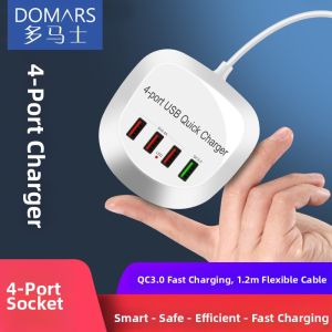Domars | Multi-Port Fast Charging Travel Adapter Universal for Apple and Android