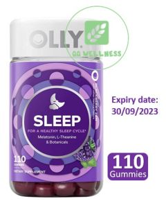 OLLY Restful Sleep 10/50/110 Gummies with Melatonin & L-theanine Chamomile Occasional Sleep Support for a Healthy Sleep Cycle