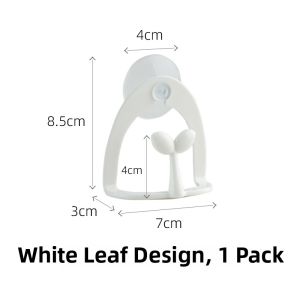 Suction Cup Kitchen Sink Drain Rack Dishwashing Sponge Cloth Holder No Drilling Required Wall Mounted Pot Scrubber Storage Shelf