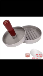 Metal Hamburger Mold Round Hamburger Press Maker Non Stick Patty Molder Meat Press
