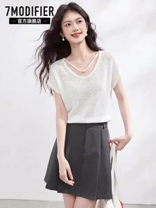 7.Modifier | Áo Thun Knit Thời Trang Mùa Hè Đa Dụng