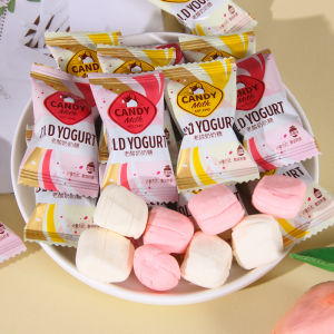 T3F Old Yogurt Strawberry Milk Flavor Soft Candy Bulk Wedding Ceremony Candy Snacks Wedding Souvenir Candy Milk Sugar