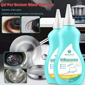 Gel Pot Bottom Black Remover Stainless Steel Cleaner Household Pot Bottom Black Scale Cleaning Gel Kitchen Cleaning Artifact