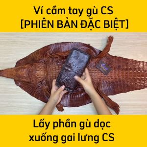 [PHIÊN BẢN ĐẶC BIỆT] Ví cầm tay gù cá sấu