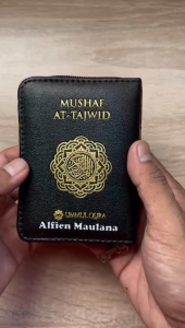 Al Quran Saku Resleting At Tajwid A7 Dilengkapi Tajwid Mudah Free Custom Nama dan Buku Dzikir