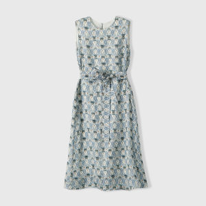 Ramie Sleeveless Casual Dress