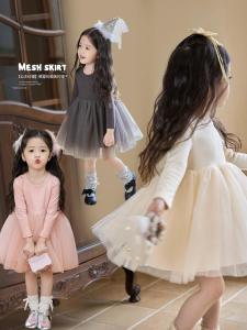 Váy Công Chúa Cho Bé Gái Mùa Xuân Thu Thời Trang Dài Tay Váy Thường Ngày Cho Bé Gái Váy Công Chúa Thời Trang Cho Bé Gái