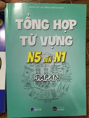 Sách tổng hợp từ vựng N5_N1- NS Nhật Hạ