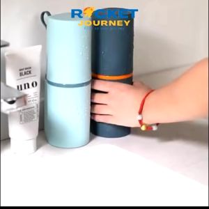 650ML Travel Toothbrush Holder Convenient Large Capacity Plastic Travel Toothbrush Case with Handle