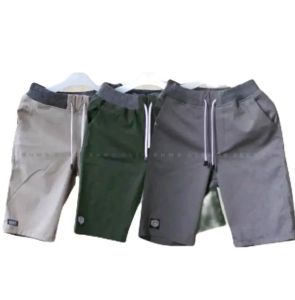 (50rb dapat 3pcs) Celana Chino Pendek Pria Dewasa Jumbo Standar Distro Pinggang Karet L XL XXL