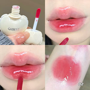 Son Dưỡng Môi QIBEST Pink Lip Jelly Giữ Màu Lâu Bóng Gương Dưỡng Chất Mềm Mại Mỹ Phẩm Hàn Quốc Son Bóng Lì 4.5g