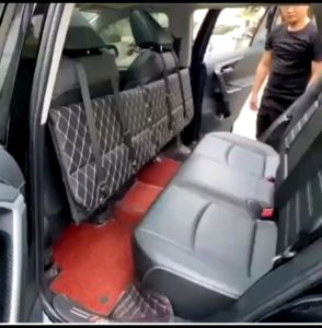 Nệm xe hơi nằm ngủ gấp gọn bằng da cao cấp đệm ô tô ghế sau cho xe 4 5 7 chỗ và bán tải dài 1m2 không cần bơm