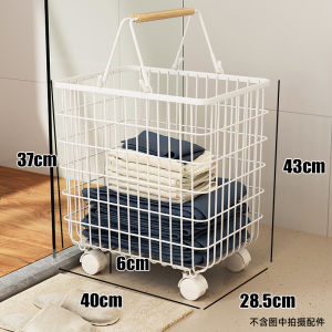 Dirty Clothes Basket Dirty Clothes Storage Basket Bathroom Storage Clothes Fantastic Product with Wheels For Home Basket Mouth Basket Storage Bathroom