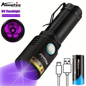 Alonefire X901UV 365nm 10w uv flashlight ultraviolet USB torch Urine Detector Cats Pet Stains Scorpion