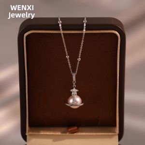 WENXI | Elegant Luxury Unique Detachable Pendant Necklace