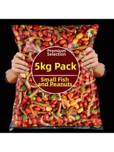 Fish Dry and Spicy Peanuts Snack 5 Kg