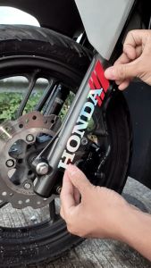 Honda Front Suspension Sticker for Motorcycle Vinyl Honda Decals Motorcycle Sticker Waterproof Design