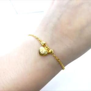 Rantai Tangan Sauh Gantung 1 Love Emas 916 Yon Hing