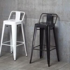 Metal High Chair Tolix Metal Kitchen Bar Chair High Bar Stool Bar Chair Cafe Restaurant Outdoor 金属高脚吧椅