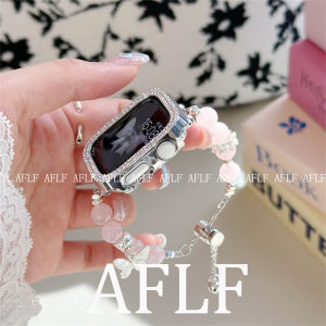 AFLF Crystal Butterfly Womens Watch Band Compatible with Apple Watch S11 iWatch S10 Beaded Applewatch S9 iWach SE3/S8/S7