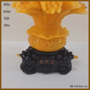 Cây phát tài phát lộc Bốn mùa bội thu bằng Đá - Đồ thờ Bình An - Decor phong thủy