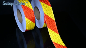 50mmx5M Shining Grid Reflective Warning Self-adhesive Waterprood High Reflection Red Yellow Black Fluorescent Stikcer For Truck