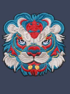 Chinese Fad Bring In Wealth and Treasure Xingshi Chinese Style Embroidery Cloth Patch Accessories Clothes Decorative Stickers DIY Sewing Patch Hole Repair