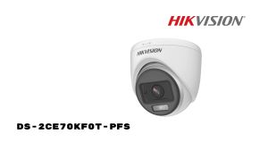Hikvision 3K 5MP 5 Megapixel ColorVu Indoor Audio Mic Fixed Turret Analog CCTV Camera TVI CVI AHD CVBS DS-2CE70KF0T-PFS