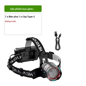 Đèn Pha LED Công Suất Cao 990000000LM Với Cảm Biến Hồng Ngoại 3 * 18650 Đèn Pin Tầm Xa Có Thể Sạc Lại 6000M Góc Chiếu Sáng Để Săn Bắn Câu Cá